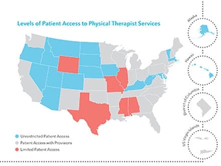 physical therapy scottsdale access map