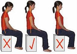 physical therapy sitting posture